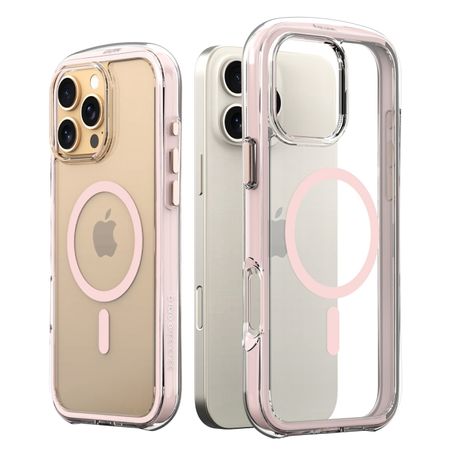 Araree - iPhone 16 Pro Max Hülle - Case aus TPU und PC - MagSafe kompatibel - Duple M Air Series - pink