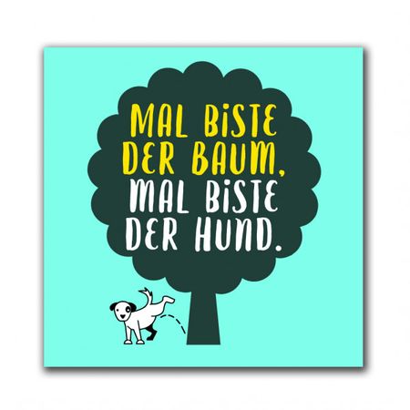 Familie von Quast - Magnet - Baum Hund