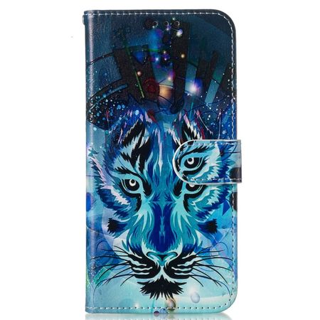 Samsung Galaxy S24 FE Handy Hülle - Leder Bookcover Image Series - Wolf