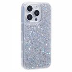 iPhone 16 Pro Handy Hülle - Glitzer TPU Softcase Series - silber