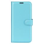 Xiaomi 14T Pro Handy Hülle - Litchi Leder Bookcover Series - blau