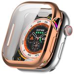 Apple Watch 10 (42mm) Schutzhülle aus TPU Plastik - metallic - rosegold