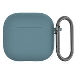 AirPods 4 Silikon Hülle mit Karabiner - grün