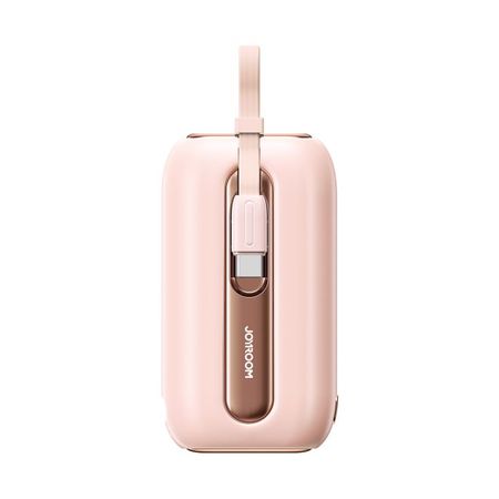 Retourenartikel - Joyroom - Mini Power Bank (22.5W) - 10000mAh - inkl. Lightning & USB-C Kabel - Colorful Series - rosa