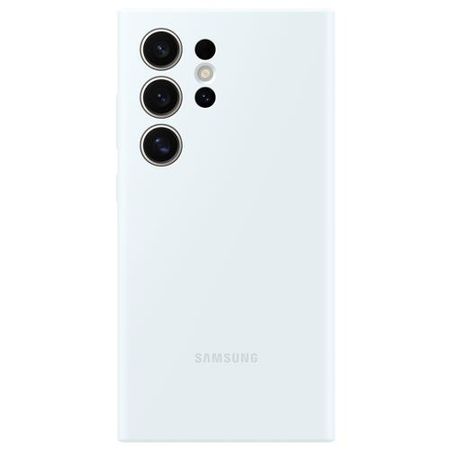 Retourenartikel - Samsung - Original Galaxy S24 Ultra Hülle - Silikon Backcover - weiss