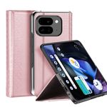 Dux Ducis - Google Pixel 9 Pro Fold Hülle - Leder Case - Bril Series - rosa