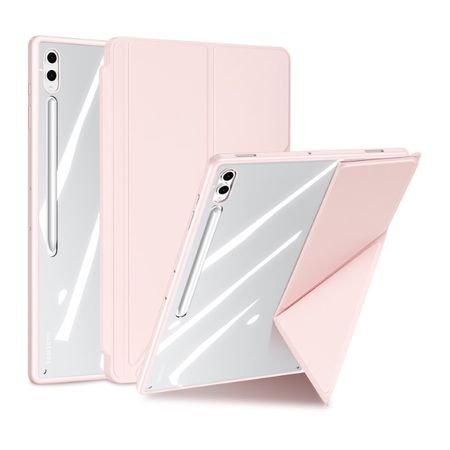 Dux Ducis - Samsung Galaxy Tab S10 Ultra / S9 Ultra / S8 Ultra Hülle - Leder Bookcover - Magi Series - pink