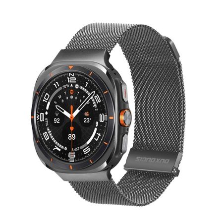 Dux Ducis - Samsung Galaxy Watch Ultra (47mm) Edelstahl Armband - Milanese Series - grau