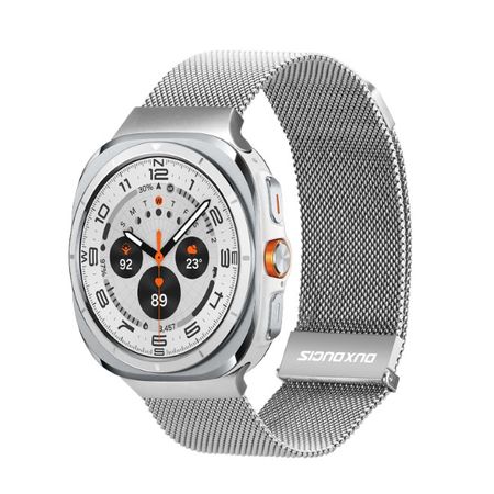 Dux Ducis - Samsung Galaxy Watch Ultra (47mm) Edelstahl Armband - Milanese Series - silber