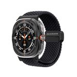 Dux Ducis - Samsung Galaxy Watch Ultra (47mm) Armband - Nylon Textur - Mixture Pro Series - dunkelblau