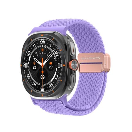 Dux Ducis - Samsung Galaxy Watch Ultra (47mm) Armband - Nylon Textur - Mixture Pro Series - purpur