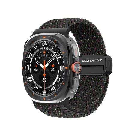 Dux Ducis - Samsung Galaxy Watch Ultra (47mm) Armband - Nylon Textur - Mixture Pro Series - schwarz