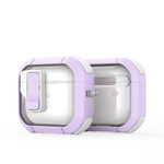 Dux Ducis - AirPods 4 TPU und PC Case Hülle - PECN Series - purpur/weiss