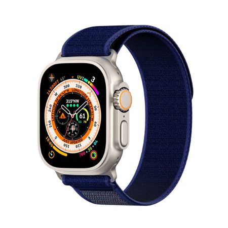 Dux Ducis - Apple Watch (49/46/45/44/42mm) Armband - Nylon Textur - YJ Series - blau