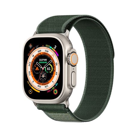 Dux Ducis - Apple Watch (49/46/45/44/42mm) Armband - Nylon Textur - YJ Series - grün