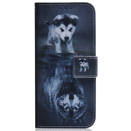 Samsung Galaxy A36 5G / A56 5G  Handy Hülle - Leder Bookcover Image Series - Hund und Wolf