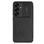 Nillkin - Samsung Galaxy S25+ Hülle - Leder Book Case - Qin Pro Series - schwarz