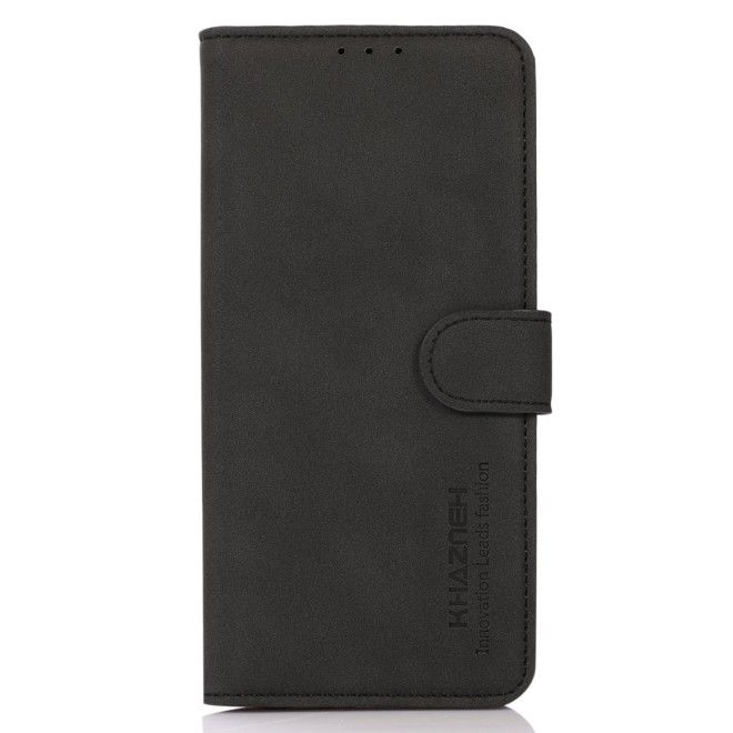 iPhone 16e Handy Hülle - Classic II Leder Bookcover Series - schwarz